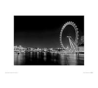 Affiche Art Print - Heiko Lanio - London Eye - 30x40cm G