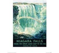 Affiche Art Print - Les Chutes du Niagara - - 30x40cm G