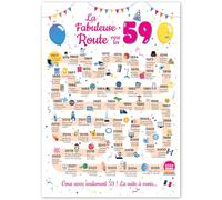 Affiche Cadeau 59 ans Femme et Homme - 59 ans Anniversaire Femme et Homme