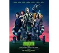 Affiche Cinéma Originale Petit Format - Beetlejuice (format 40 x 53 cm Roulée) Tim Burton - Année 2024.