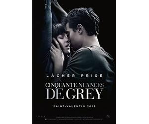 Affiche Cinéma Originale Petit Format - Cinquante Nuances De Grey (format 40 x 53 cm pliée) Année 2015.