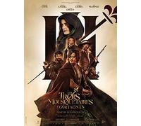 Affiche Cinéma Originale Petit Format - Les Trois Mousquetaires : D'artagnan (format 40 x 53 cm Roulée) François Civil - Eva Green - Romain Duris - Vincent Cassel - Année 2023