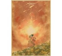 Affiche de film Howl's Moving Castle japonais Hayao Miyazaki Anime peinture décorative - 42 x 30 cm (Style 11) G