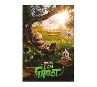 Grupo Erik – Affiche Marvel Groot Chill Time – 91,5 x 61 cm – Papier brillant