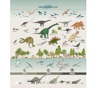 Affiche "Dinosaures et Cie" - 70 x 80 cm