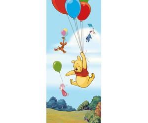 Affiche Disney Winnie l'ourson bleu, rouge et vert - 600762 - 90 x 202 cm