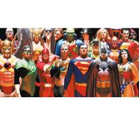 Affiche en verre Dc Comics Justice League 60 X 30 Cm Sd Toys