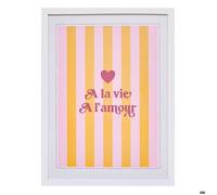Affiche encadrée Cheri pêche 30x40cm - Atmosphera Créateur d'intérieur