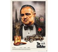 Affiche - ERIK EDITORES - Le Parrain 1 - 61 x 91,5 cm - Papier glacé - Décoration murale