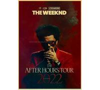 Affiche et impression vintage en papier kraft de The Weeknd, alternative abstraite et amusante, art mural moderne pour café-bar~000998
