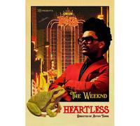 Affiche et impression vintage en papier kraft de The Weeknd, alternative abstraite et amusante, art mural moderne pour café-bar~0004