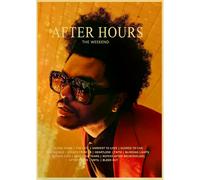 Affiche et impression vintage en papier kraft de The Weeknd, alternative abstraite et amusante, art mural moderne pour café-bar~0005