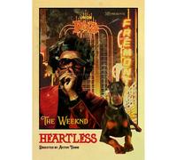 Affiche et impression vintage en papier kraft de The Weeknd, alternative abstraite et amusante, art mural moderne pour café-bar~000946