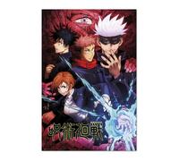 Affiche - Jujutsu Kaisen - Poster Décoration Murale - 91,5x61 cm - Intérieur - A Suspendre