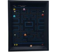 Affiche lenticulaire 3D - Pac-Man - Labyrinthe - Prêt à accrocher - Pas besoin de lunettes - Culture geek