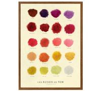 Affiche - Les robes du vin - 50 x 70 cm