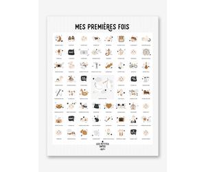 Affiche Mes premières fois - Peau Claire blanc TU