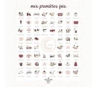 Affiche mes premières fois souris poudre maman et papa (40 x 50 cm)