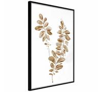 Affiche Murale Encadrée Botanical Watercolour - Noir