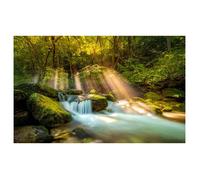 Affiche paysage cascade en forêt - 60x40cm - made in France