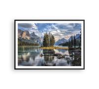 ARTTOR Poster Cadre Noir 100x70 cm Affiche Paysages Nature - 4133 - P2B