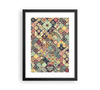Affiche Poster 30x40cm Tableaux Image Photo fleurs mosaïque Wall Art Decoration