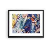 Affiche Poster 40x30cm Tableaux Image Les couleurs la peinture l'abstraction Art