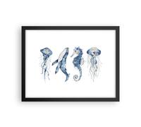 Affiche Poster 40x30cm Tableaux Image Photo Animaux Marine Enfants Wall Art