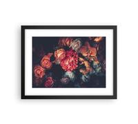 Affiche Poster 40x30cm Tableaux Image Photo Bouquet Fleurs Roses Wall Art