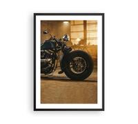 ARTTOR Poster Cadre Noir 50x70 cm Affiche Autos Vintage - 4233 - P2B