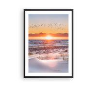 ARTTOR Poster Cadre Noir 50x70 cm Affiche Paysages Maritime - 4727 - P2B
