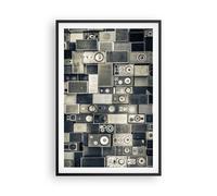 Affiche Poster 61x91cm Tableaux Image Abstraction Haut-parleurs Graphisme Art