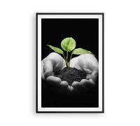 Affiche Poster 61x91cm Tableaux Image Nature plante science protection Wall Art
