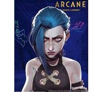 Affiche Poster Arcane Jinx-Vi 3D Lenticular 20,3x25,4cm
