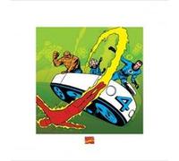 Affiche Poster Fantastic Four Les 4 Fantastiques - Marvel Comics - ART PRINT - 40x40cm