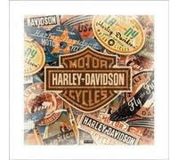 Affiche Poster Harley Davidson - Travel - ART PRINT 40x40cm