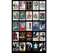 Affiche Poster James Bond 25 Films 61x91.5cm