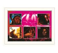 Affiche Poster Pink Floyd - Live avec Passe-partout - 30x40cm