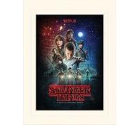 Affiche Poster Stranger Things One Sheet avec Passe-partout 30x40cm