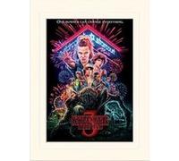 Affiche Poster Stranger Things - Summer of 85 - avec passe partout - 30x40cm