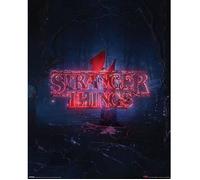 Affiche - PYRAMID INTERNATIONAL - Stranger Things 4 - 40 x 50 cm - Noir - Décoration murale - Contemporain