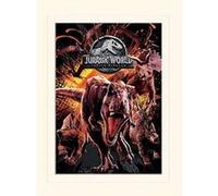 Affiche - Pyramid - Jurassic World Fallen Kingdom (Montage) - Avec Passe-Partout - 30x40cm G