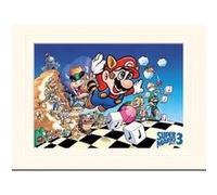 Affiche - Pyramid - Super Mario Bros. 3 (Art) - Avec Passe-Partout - 30x40cm G