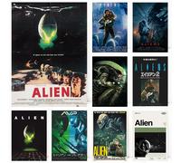 Affiche rétro de Film de science-fiction classique, Film Alien/Aliens, peinture sur toile imprimée HD, images d'art murales, décoration intérieure de maison 6