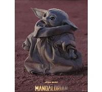 Affiche - Star Wars - The Mandalorian - Grogu - Effet 3D - 20,3x25,4cm G