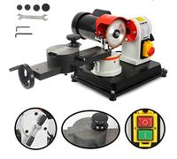 Affilatrice pour disques scies circulaires 250 W électrique disque diamant Ø125 mm 2850 tr/min base 370 x 270 mm 4 adaptateurs