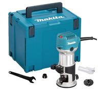 Affleureuse-défonceuse 710 W pince Ø8 ou 6 mm en coffret Makpac - MAKITA RT0702CJ