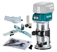 Affleureuse sans fil 18V MAKITA DRT50ZX4 avec accessoires