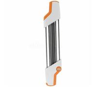 Affûteur de chaîne de tronçonneuse 2 en 1 en métal accès facile 3/8 ""P 4.0mm remplacement de chaîne blanc