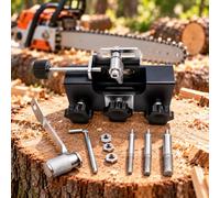 Affûteur de chaîne manuel, pour STIHL MS 194 T | Affûteur manuel avec 3 têtes abrasives, manivelle et structure réglable pour un entretien précis de la chaîne.